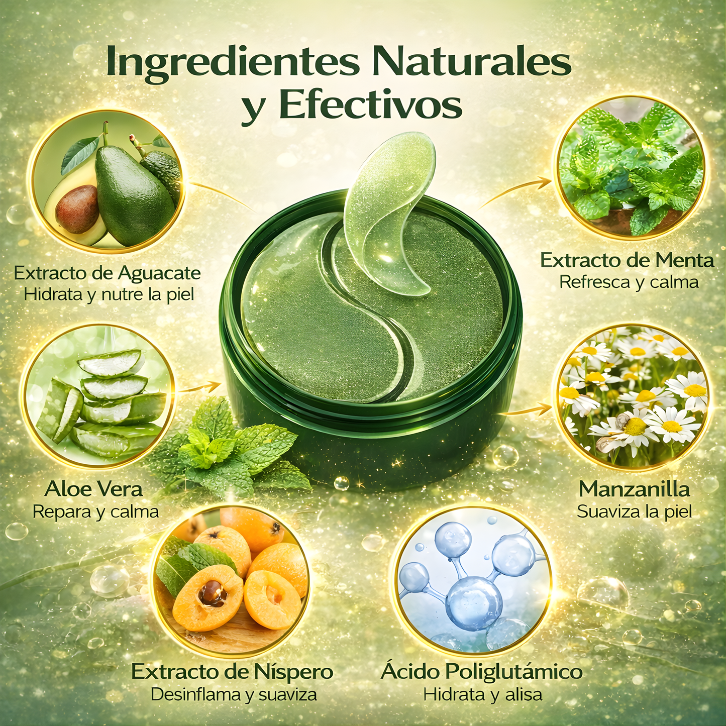 Parches Premium para Ojeras y Bolsas (60 uds)